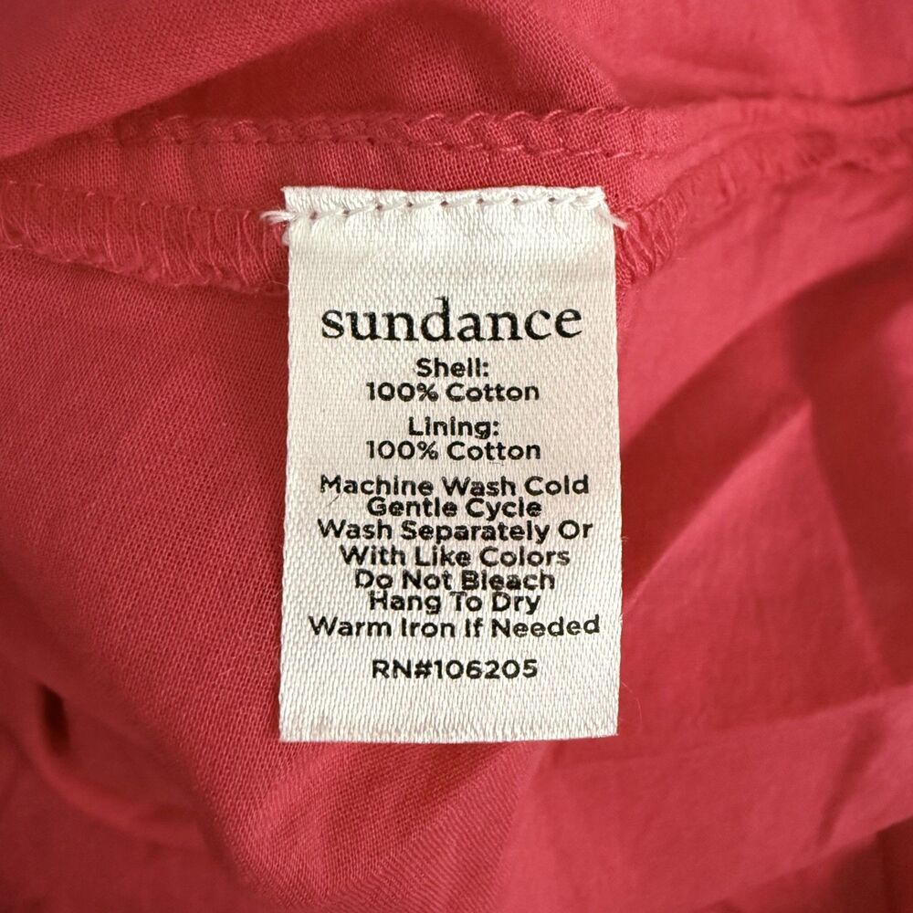 Sundance Pink and Blue Abstract Print Tiered Maxi Skirt - Picture 7 of 8